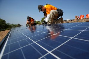 solar panel installation